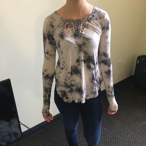American Eagle Tie-dye top